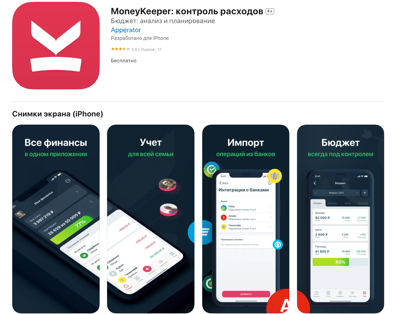 15 бесплатных приложений для учета расходов 2