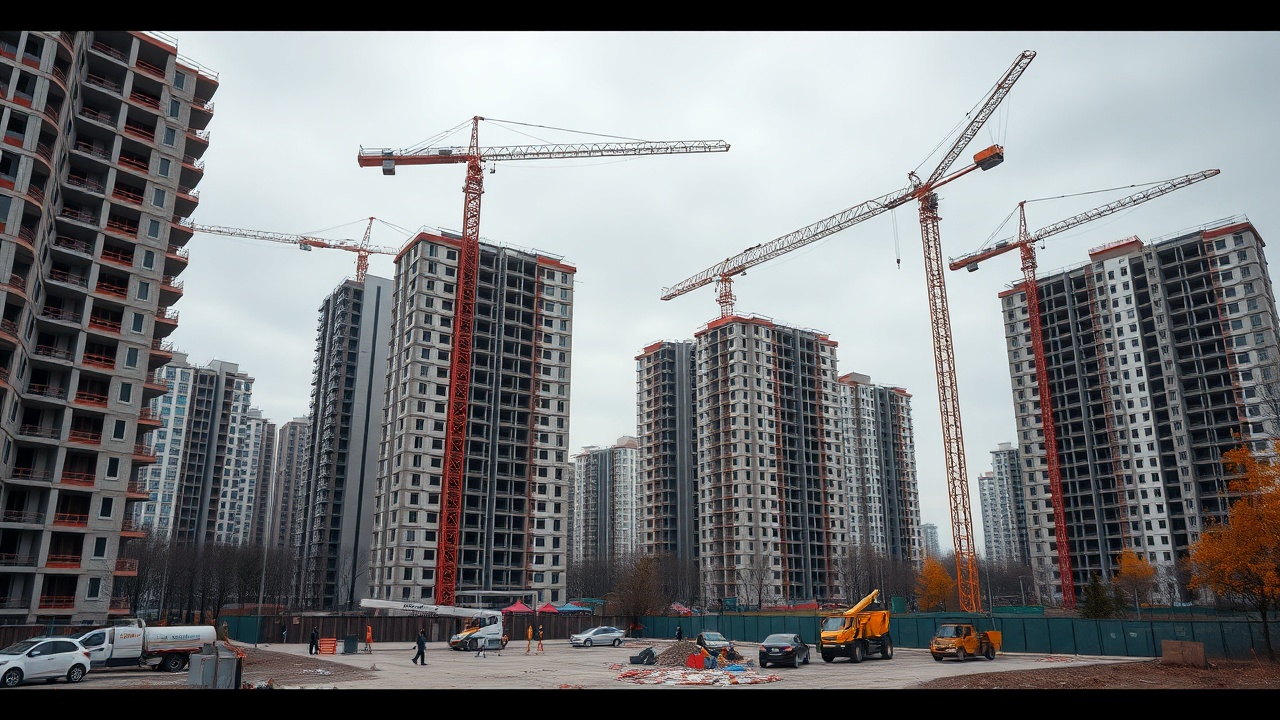 Полгода без рывка: ввод жилья в России устойчиво ниже прошлогоднего