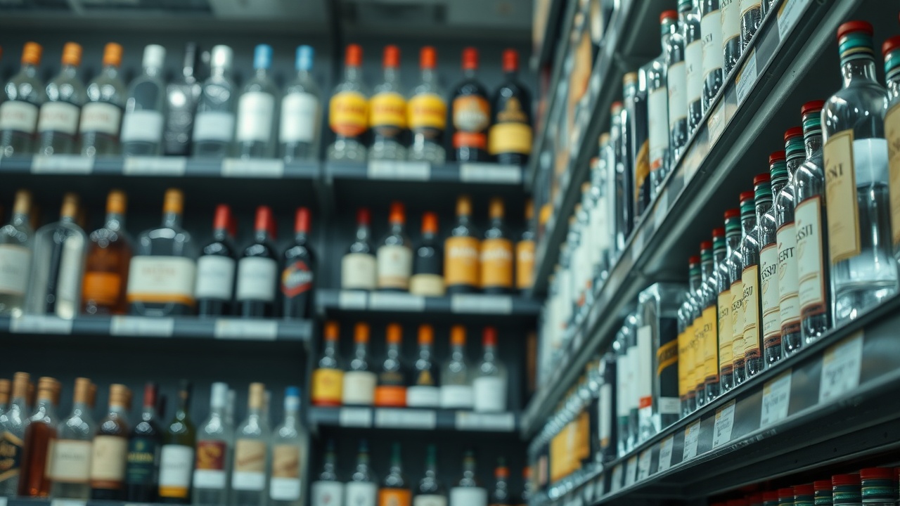 Розничные продажи водки в РФ за январь–сентябрь сократились на 4,5%